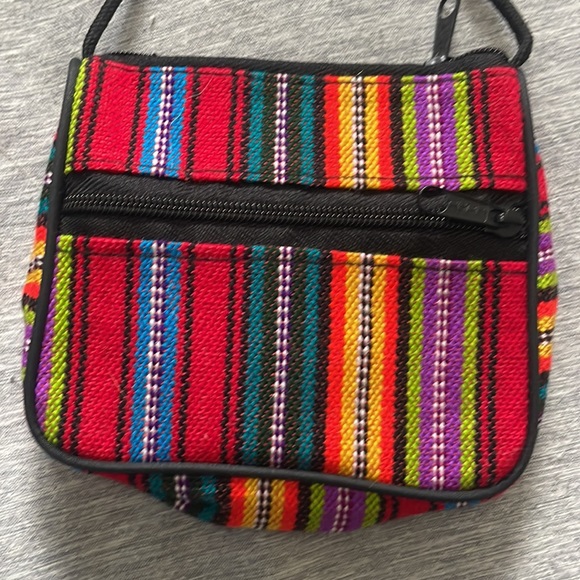 Cloth Crossbody Change Purse - Picture 2 of 2